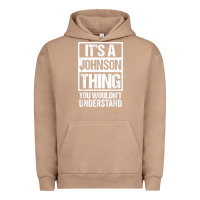 Pigment Burro it's a johnson thing   you wouldn't understand   family name t shirt Urban Hoodie - linhVisuals