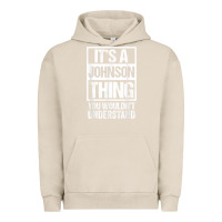 Pigment French Oak it's a johnson thing   you wouldn't understand   family name t shirt Urban Hoodie - linhVisuals