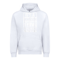 White it's a johnson thing   you wouldn't understand   family name t shirt Urban Hoodie - linhVisuals