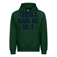 Forest Green womens tequila made me do it tank tops for women summer drinking tank Urban Hoodie - linhVisuals