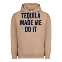 Pigment Burro womens tequila made me do it tank tops for women summer drinking tank Urban Hoodie - linhVisuals