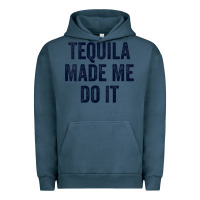 Pigment Midnight Navy womens tequila made me do it tank tops for women summer drinking tank Urban Hoodie - linhVisuals