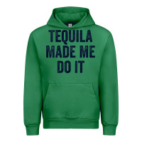 Emerald womens tequila made me do it tank tops for women summer drinking tank Urban Hoodie - linhVisuals