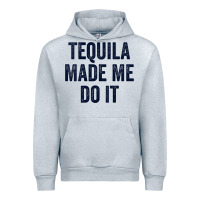 Heather Grey womens tequila made me do it tank tops for women summer drinking tank Urban Hoodie - linhVisuals