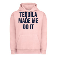 Pigment Salmon womens tequila made me do it tank tops for women summer drinking tank Urban Hoodie - linhVisuals