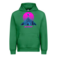 Emerald pink sun   official gunship t shirt Urban Hoodie - linhVisuals