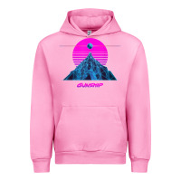 Fuchsia Pink pink sun   official gunship t shirt Urban Hoodie - linhVisuals