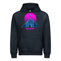 Navy pink sun   official gunship t shirt Urban Hoodie - linhVisuals