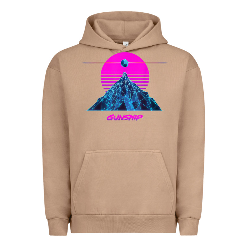Pink Sun   Official Gunship T Shirt Urban Hoodie by linhVisuals | Teevron
