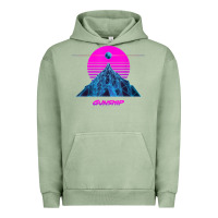 Pigment Oil Green pink sun   official gunship t shirt Urban Hoodie - linhVisuals