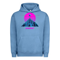 Pigment Pebble Blue pink sun   official gunship t shirt Urban Hoodie - linhVisuals