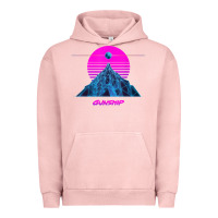 Pigment Salmon pink sun   official gunship t shirt Urban Hoodie - linhVisuals