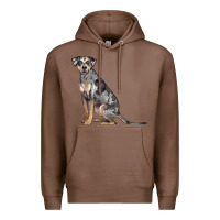 Chestnut catahoula leopard dog Premium Hoodie - LillyAllenDesigns