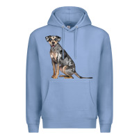 Colony Blue catahoula leopard dog Premium Hoodie - LillyAllenDesigns