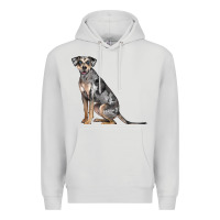 Dove Grey catahoula leopard dog Premium Hoodie - LillyAllenDesigns