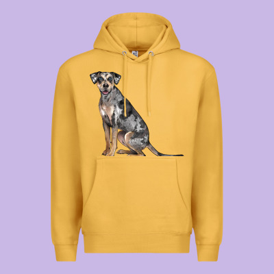 Catahoula Leopard Dog Premium Hoodie Designed By Lillyallendesigns