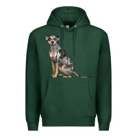 Sports Green catahoula leopard dog Premium Hoodie - LillyAllenDesigns