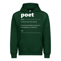 Forest Green poet definition funny for poet drama poetry poems t shirt Urban Hoodie - linhVisuals