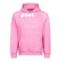 Fuchsia Pink poet definition funny for poet drama poetry poems t shirt Urban Hoodie - linhVisuals