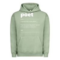 Pigment Oil Green poet definition funny for poet drama poetry poems t shirt Urban Hoodie - linhVisuals