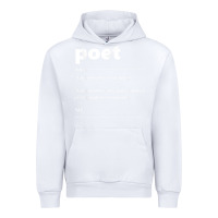 White poet definition funny for poet drama poetry poems t shirt Urban Hoodie - linhVisuals