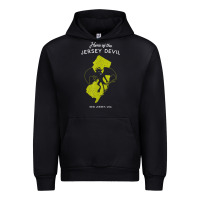 Black home of the jersey devil   new jersey, usa t shirt Urban Hoodie - linhVisuals