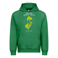 Emerald home of the jersey devil   new jersey, usa t shirt Urban Hoodie - linhVisuals