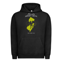 Pigment Black home of the jersey devil   new jersey, usa t shirt Urban Hoodie - linhVisuals