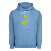 Pigment Pebble Blue home of the jersey devil   new jersey, usa t shirt Urban Hoodie - linhVisuals