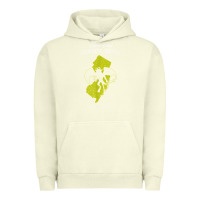 Pigment Pistachio home of the jersey devil   new jersey, usa t shirt Urban Hoodie - linhVisuals