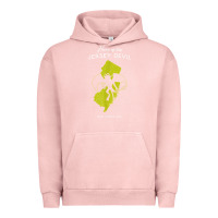 Pigment Salmon home of the jersey devil   new jersey, usa t shirt Urban Hoodie - linhVisuals