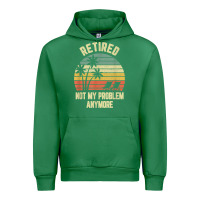 Emerald retired shirt not my problem anymore funny retirement t shirt Urban Hoodie - linhVisuals