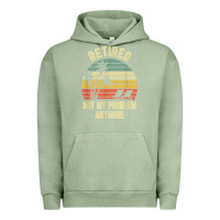 Pigment Oil Green retired shirt not my problem anymore funny retirement t shirt Urban Hoodie - linhVisuals