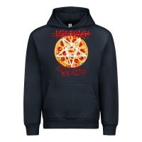 Navy papa roach   official merchandise  cut my life into pizzas t shirt Urban Hoodie - linhVisuals