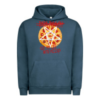 Pigment Midnight Navy papa roach   official merchandise  cut my life into pizzas t shirt Urban Hoodie - linhVisuals