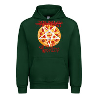 Forest Green papa roach   official merchandise  cut my life into pizzas t shirt Urban Hoodie - linhVisuals