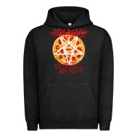 Pigment Black papa roach   official merchandise  cut my life into pizzas t shirt Urban Hoodie - linhVisuals
