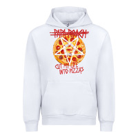 White papa roach   official merchandise  cut my life into pizzas t shirt Urban Hoodie - linhVisuals