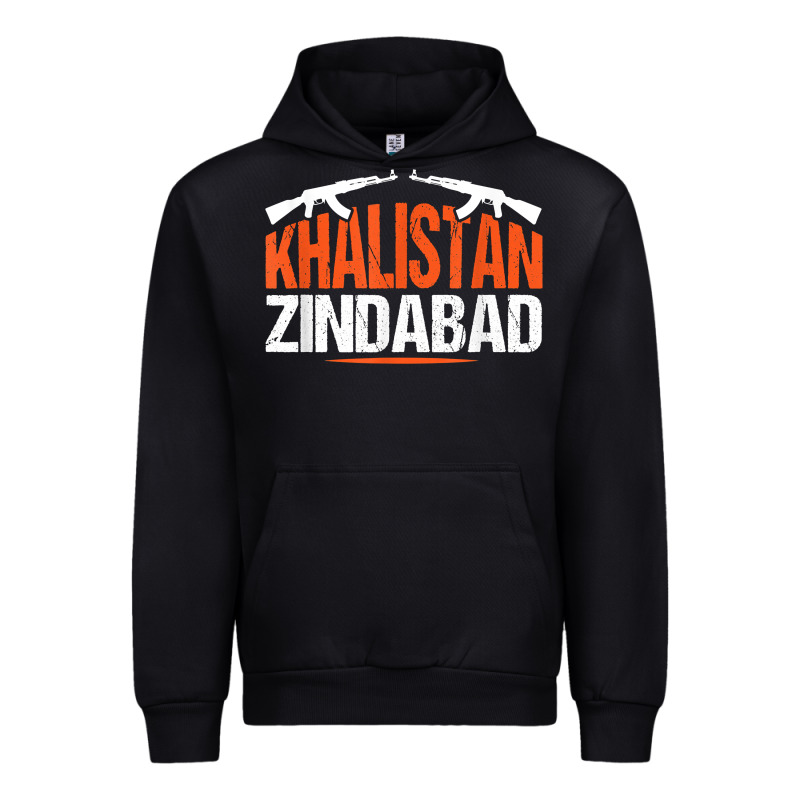Sikh Khalistan Zindabad Singh Punjabi T Shirt Urban Hoodie by linhVisuals | Teevron