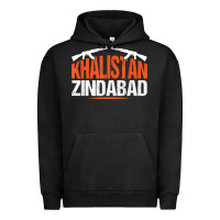 Pigment Black sikh khalistan zindabad singh punjabi t shirt Urban Hoodie - linhVisuals