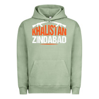 Pigment Oil Green sikh khalistan zindabad singh punjabi t shirt Urban Hoodie - linhVisuals
