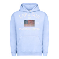 Pigment Grape Ice cape cod massachusetts american flag usa travel vintage pullover hoodi Urban Hoodie - linhVisuals
