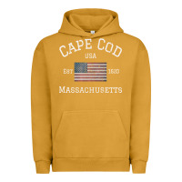 Pigment Peanut Butter cape cod massachusetts american flag usa travel vintage pullover hoodi Urban Hoodie - linhVisuals