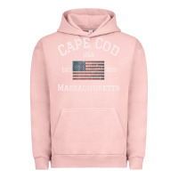 Pigment Salmon cape cod massachusetts american flag usa travel vintage pullover hoodi Urban Hoodie - linhVisuals