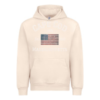 Sandshell cape cod massachusetts american flag usa travel vintage pullover hoodi Urban Hoodie - linhVisuals