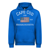 Cobalt cape cod massachusetts american flag usa travel vintage pullover hoodi Urban Hoodie - linhVisuals