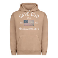 Pigment Burro cape cod massachusetts american flag usa travel vintage pullover hoodi Urban Hoodie - linhVisuals