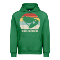 Emerald retro more cowbell shirt funny drummer gift vintage t shirt Urban Hoodie - linhVisuals