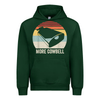 Forest Green retro more cowbell shirt funny drummer gift vintage t shirt Urban Hoodie - linhVisuals