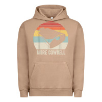 Pigment Burro retro more cowbell shirt funny drummer gift vintage t shirt Urban Hoodie - linhVisuals
